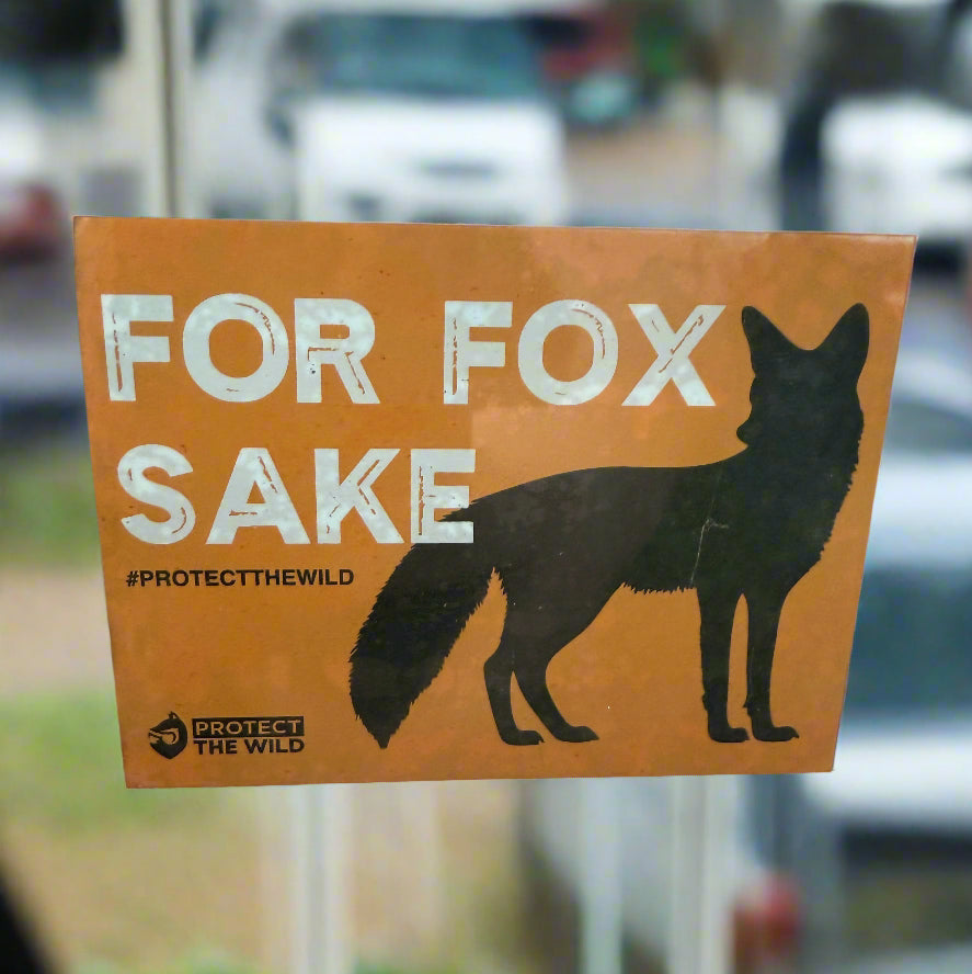 For Fox Sake Car Sticker