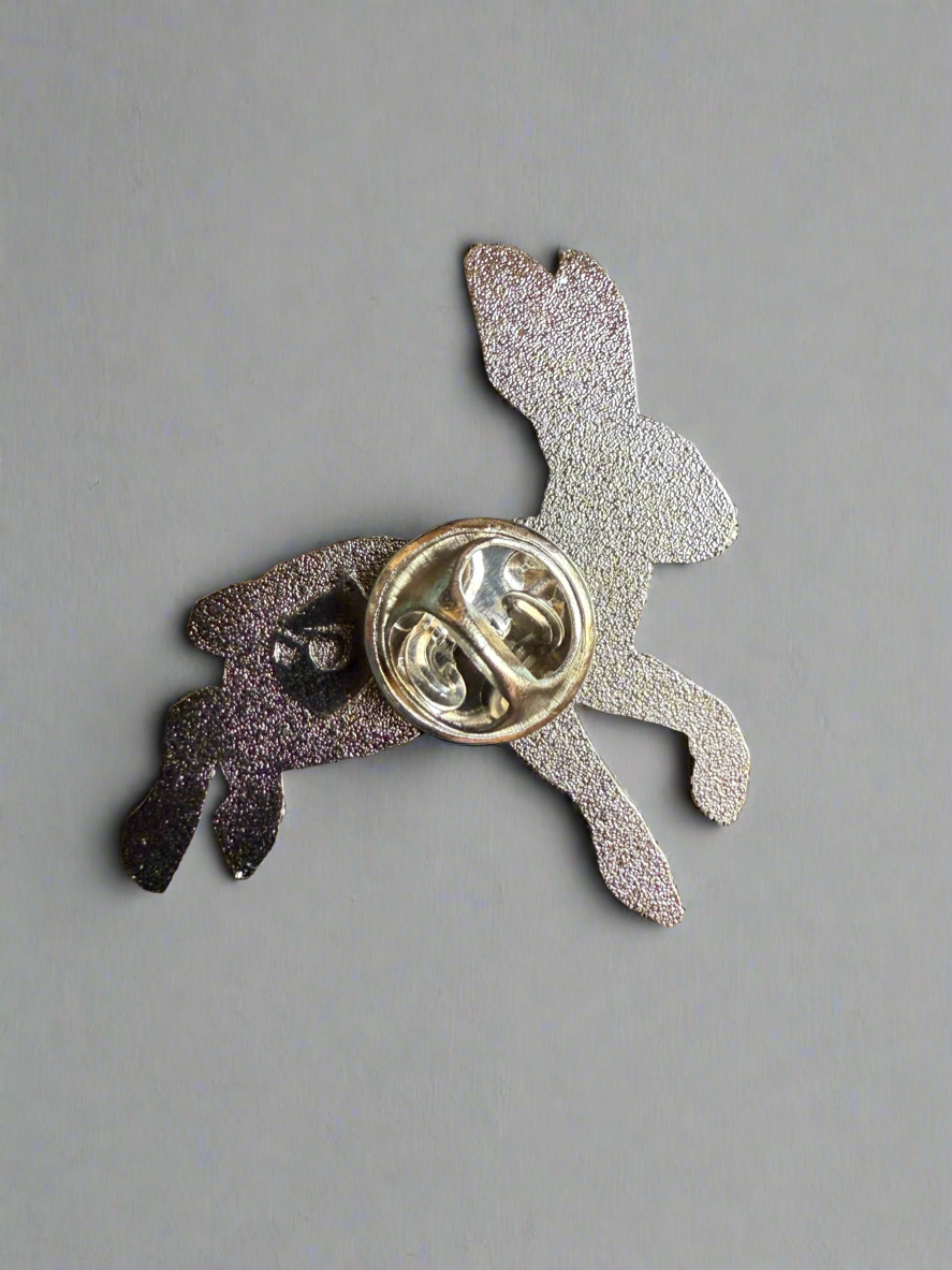 Hare Pin Badge
