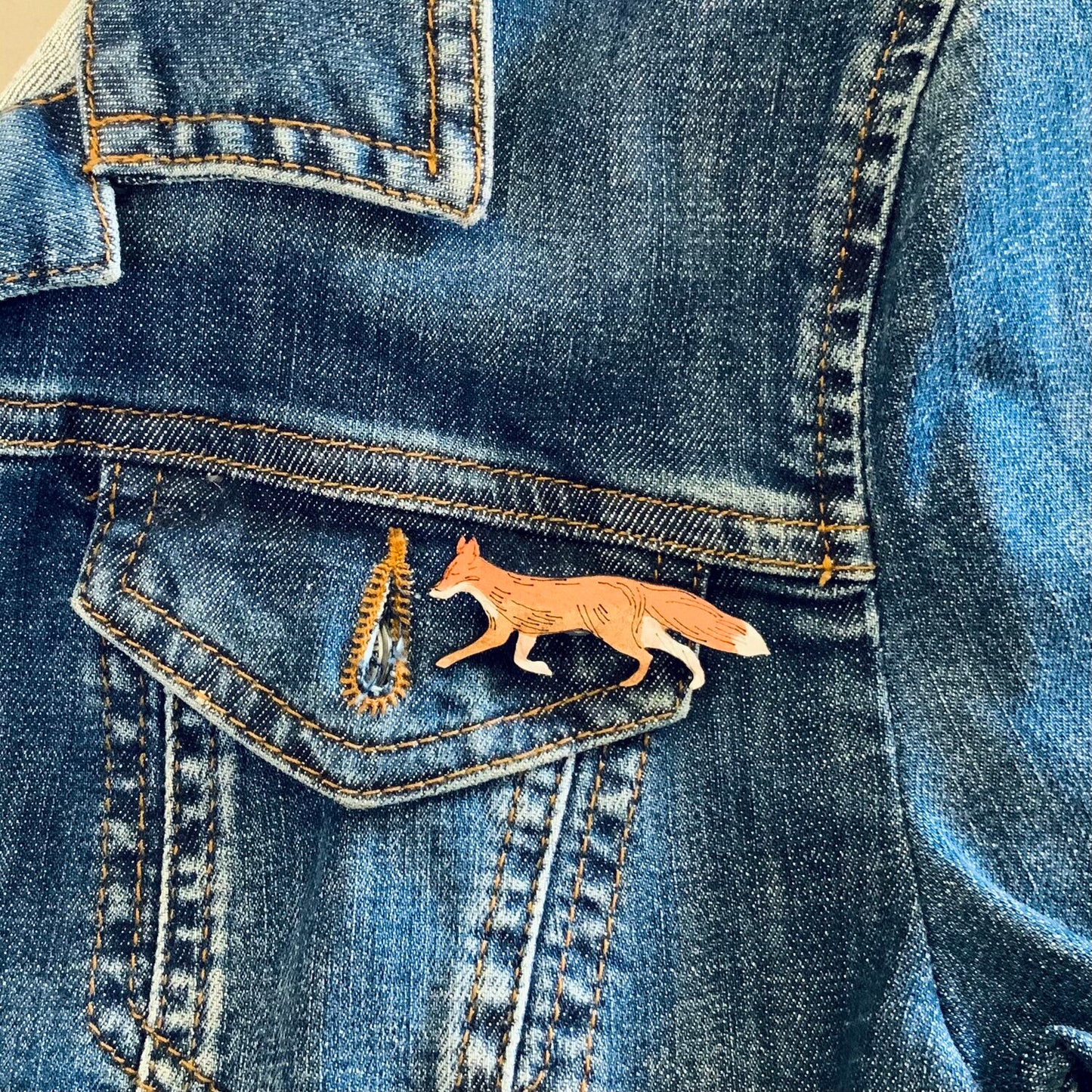 Fox Mini Pin Badge
