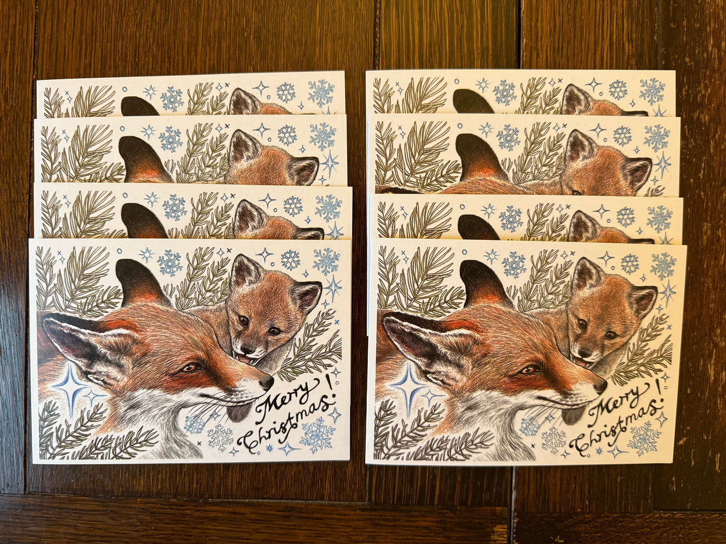 PTW Xmas Card Pack (8 Cards)