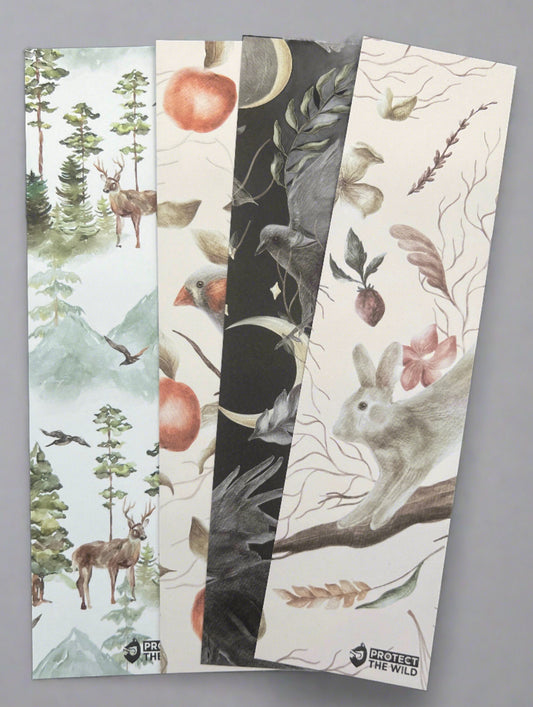 Wildlife Bookmarks (Set of 4)