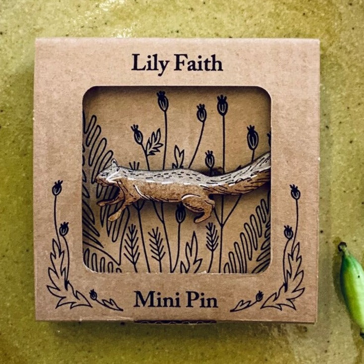 Squirrel Mini Pin Badge