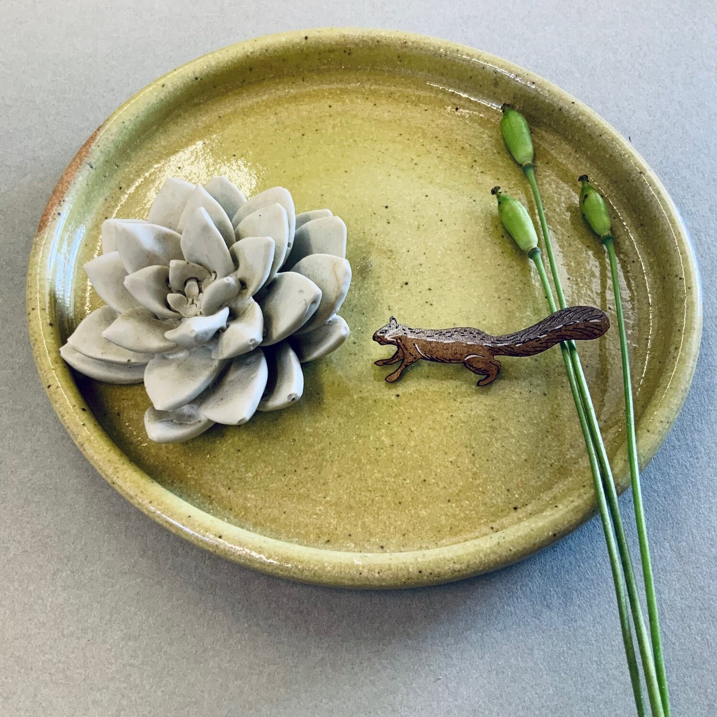 Squirrel Mini Pin Badge