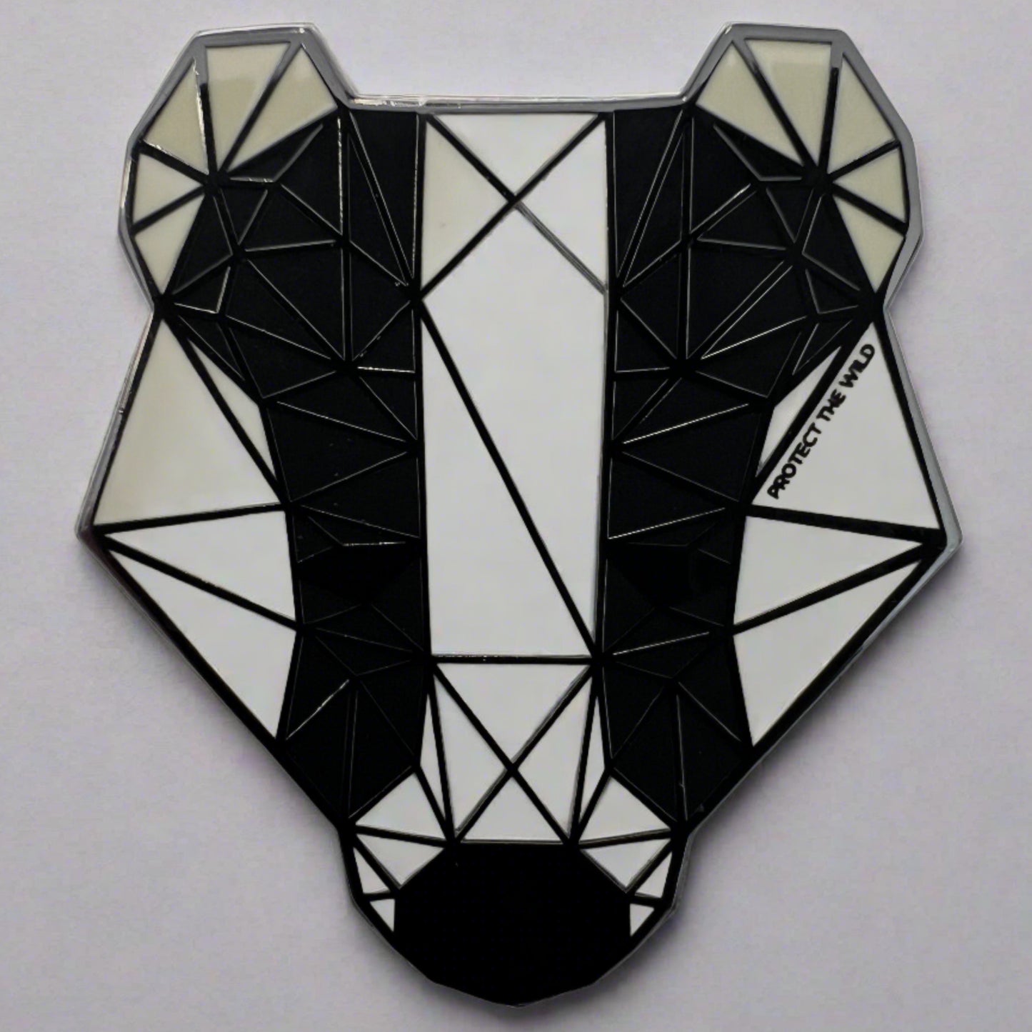 Badger Face Pin Badge