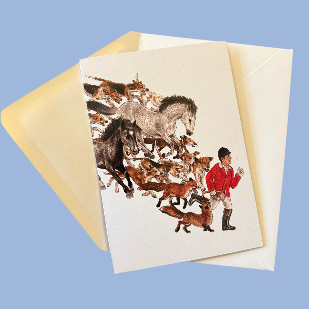 Getting Revenge Blank Greetings Card