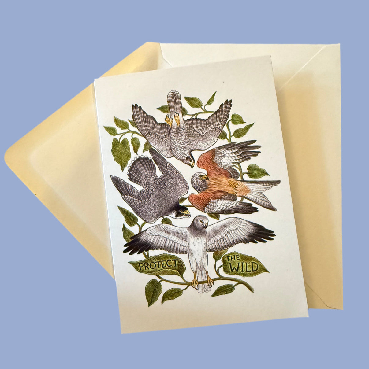 Protect the Wild Blank Greetings Card