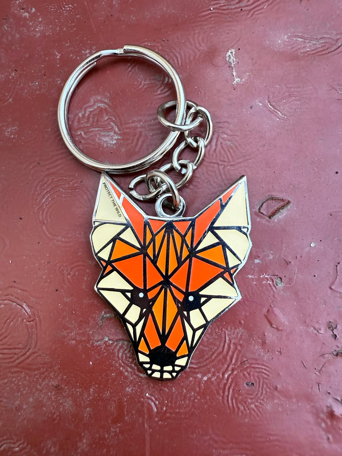 Fox face keyring
