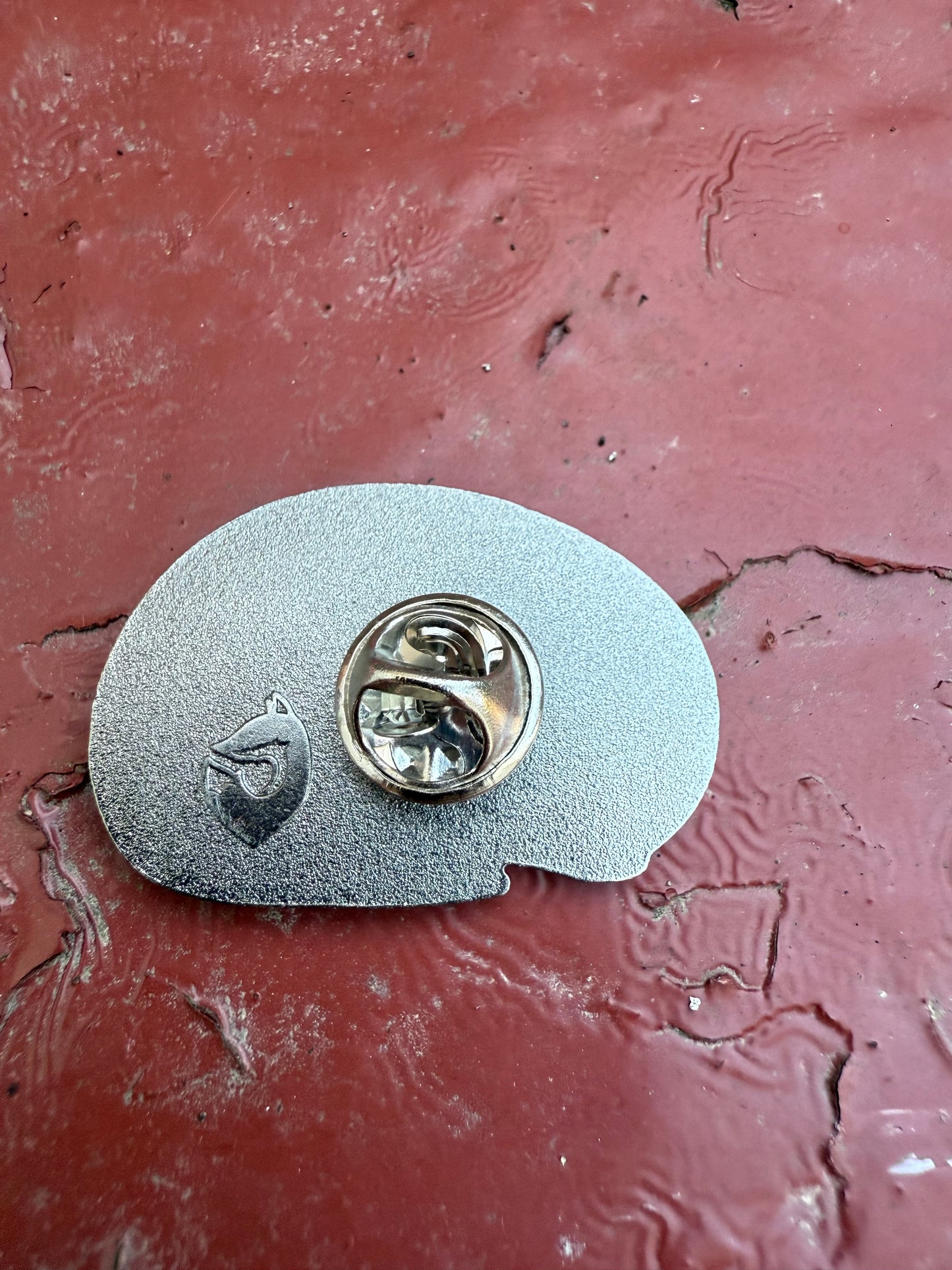 Sleeping Badger pin badge