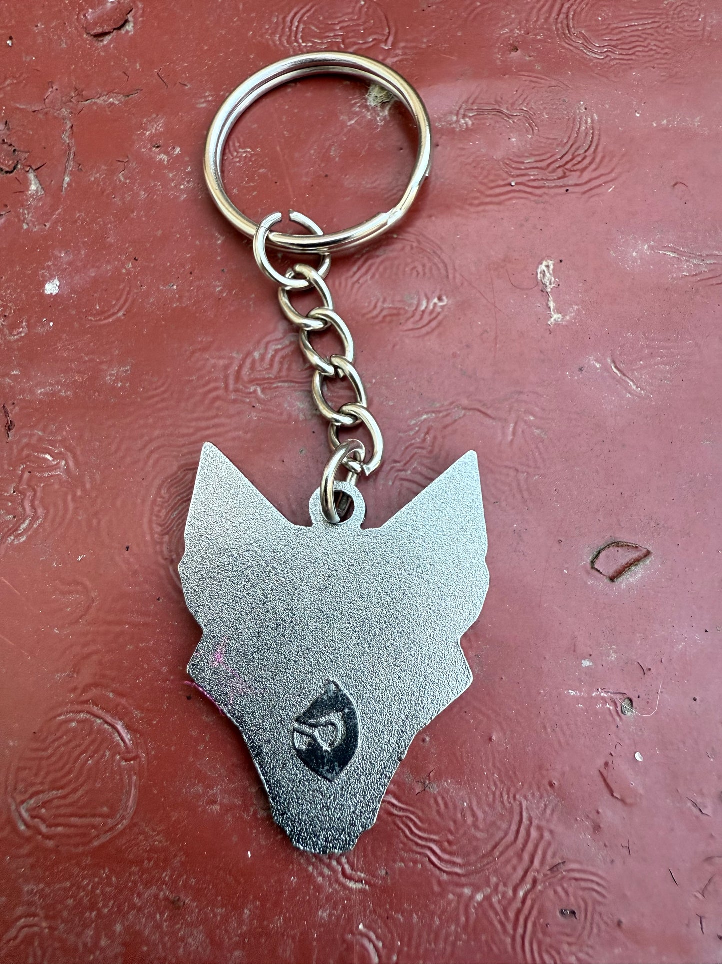 Fox face keyring