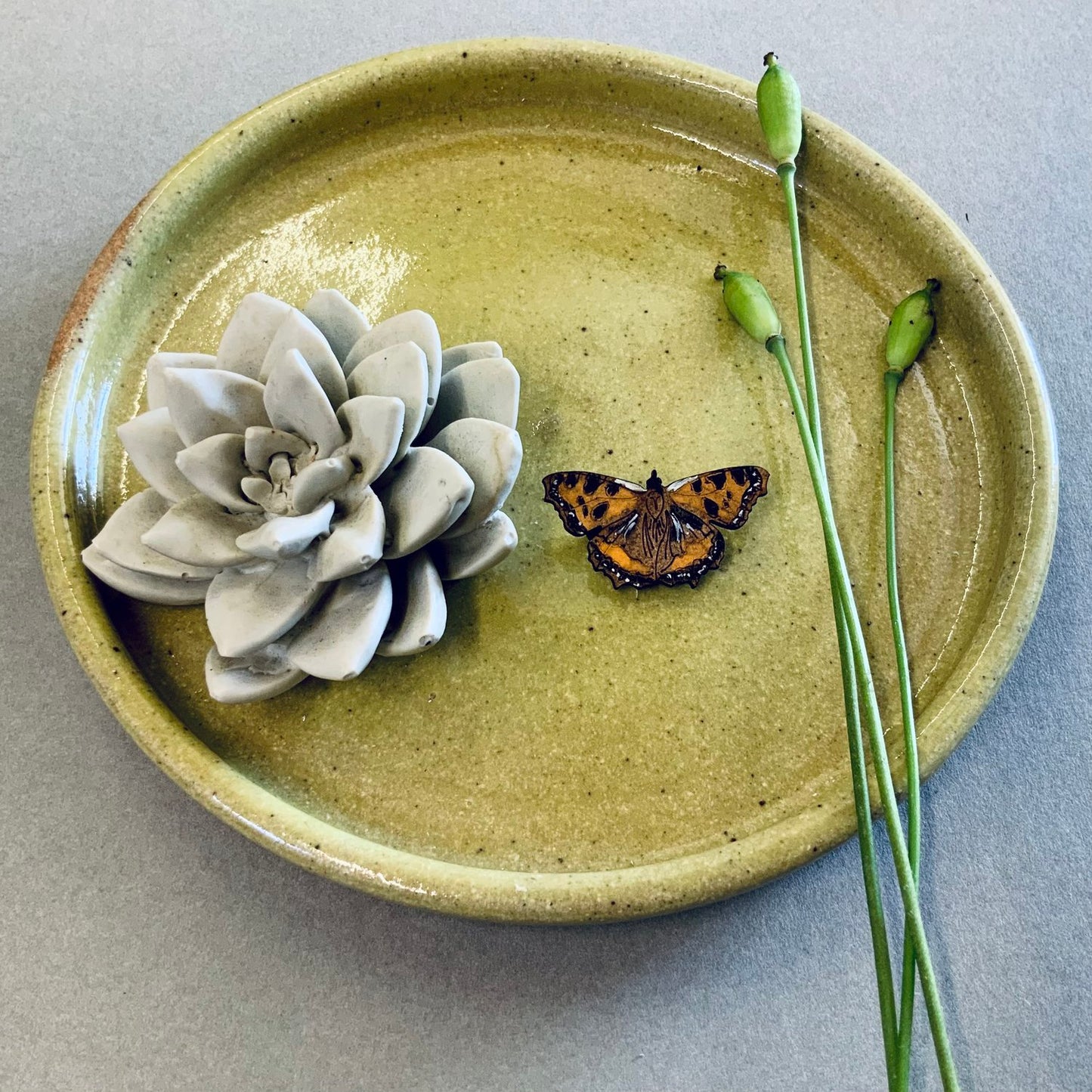 Tortoiseshell Butterfly Mini Pin Badge