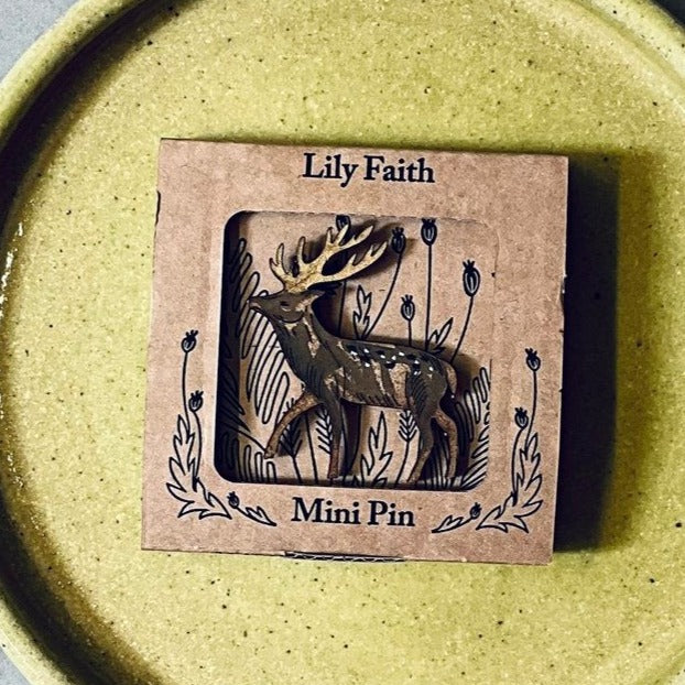 Stag Mini Pin Badge