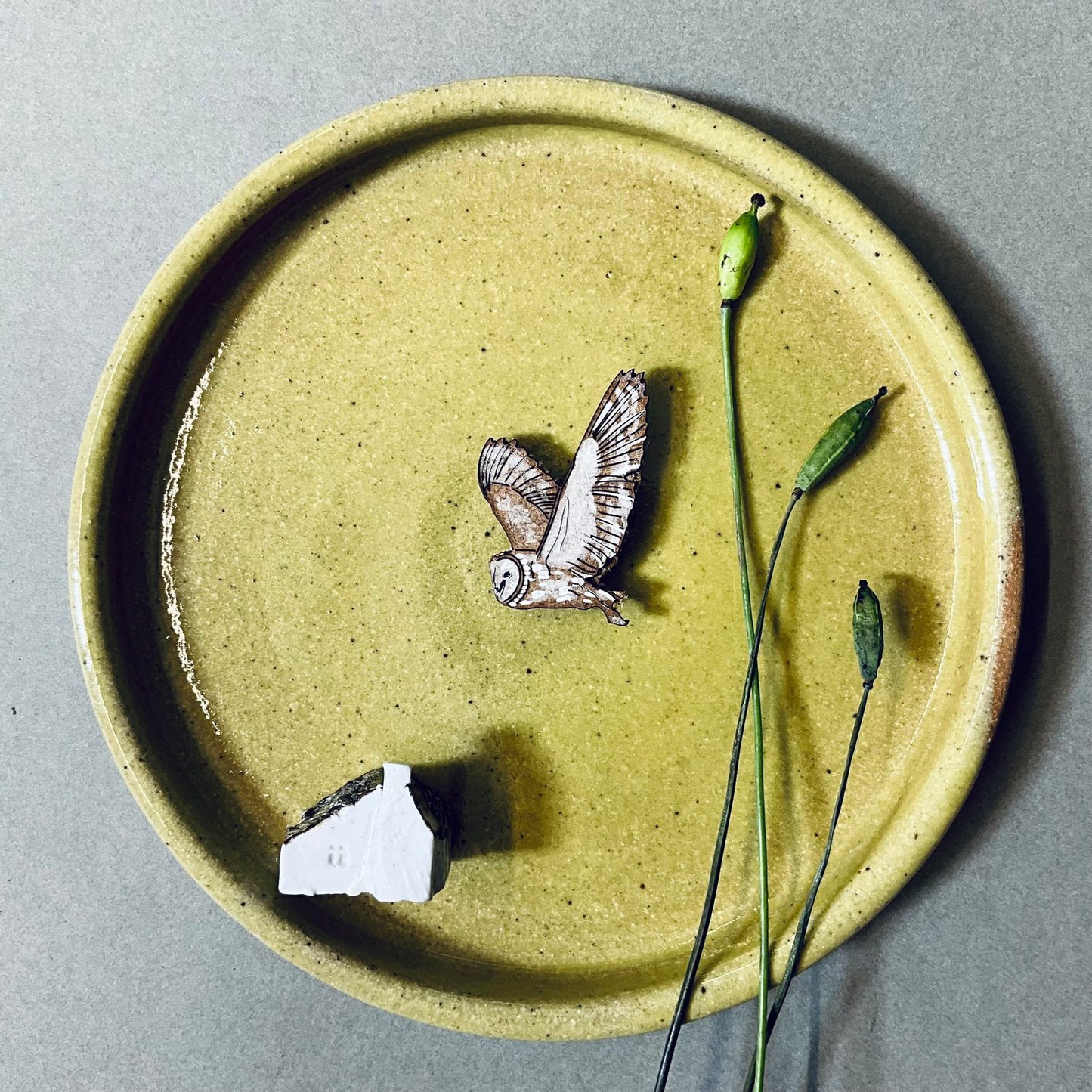 Barn Owl Mini Pin