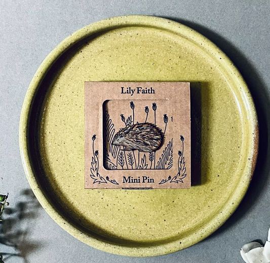 Hedgehog Mini Pin Badge