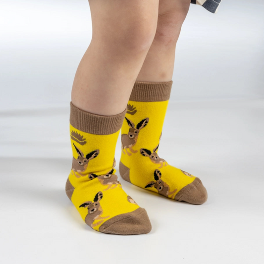 Kids Bamboo Hare Socks