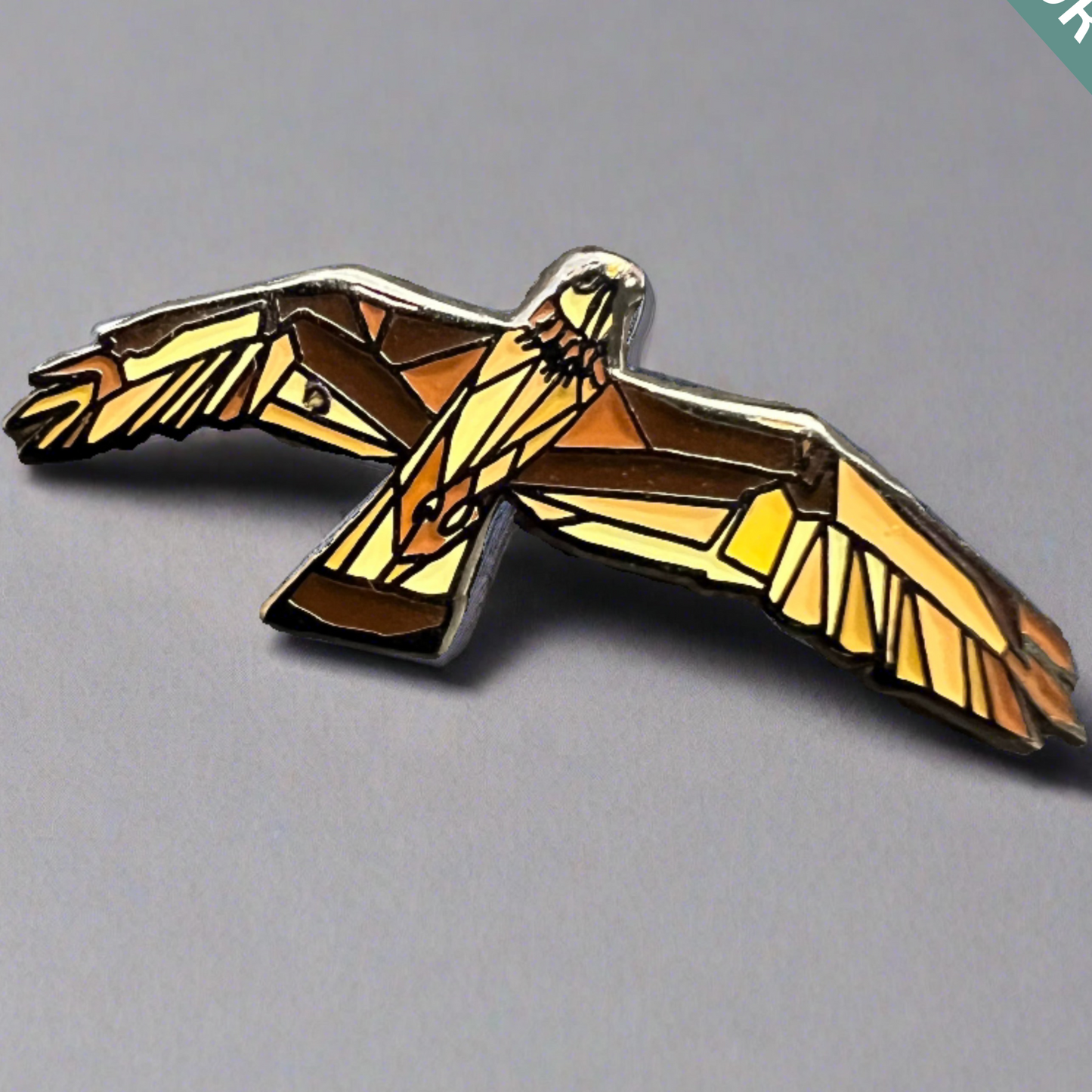 Bird of Prey Pin Badge