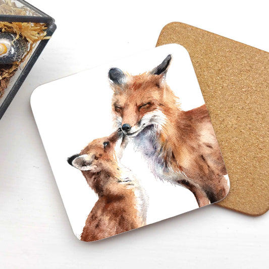 Fox Kiss Coaster