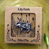 Badger Mini Pin Badge