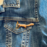 Squirrel Mini Pin Badge