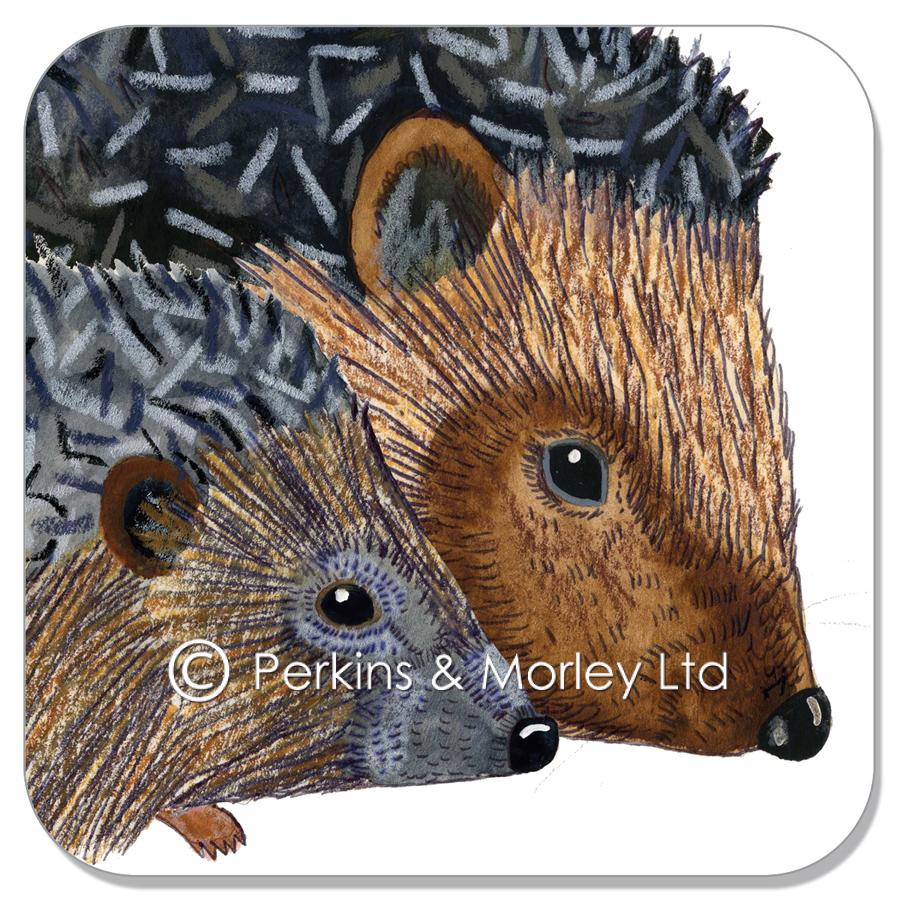 Hedgehog Family Coaster