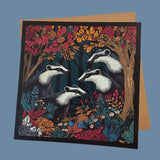 Badger Family Card