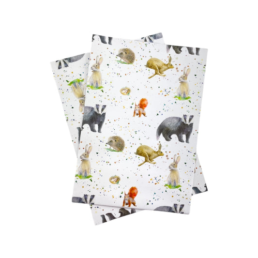 Wildlife recycled and recyclable Paper and tags