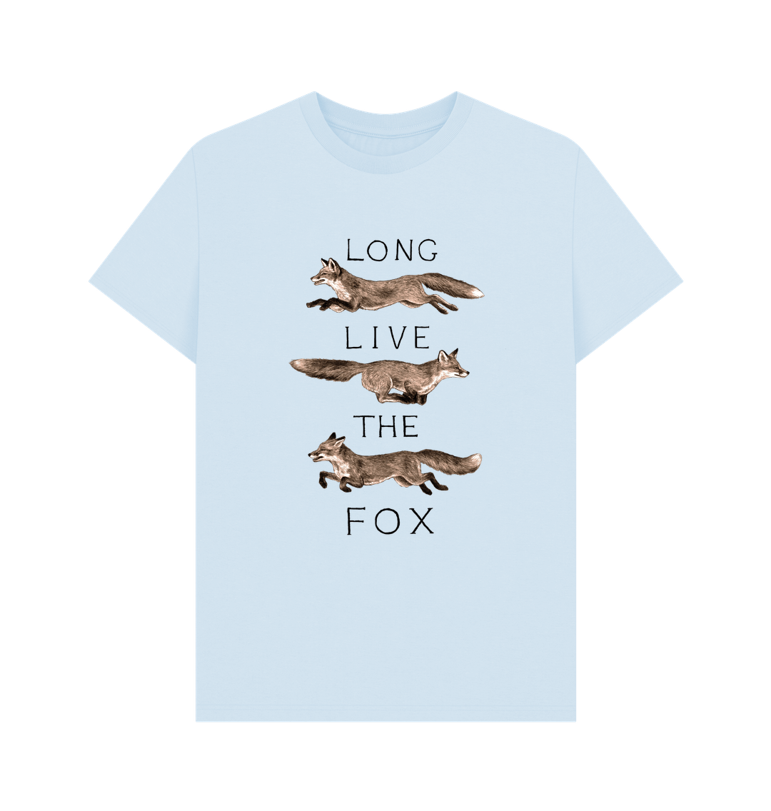 Sky Blue Long Live the Fox Tee