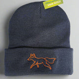 Fox Recycled Beanie (Navy)