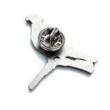 End Bird Shooting Pin Badge