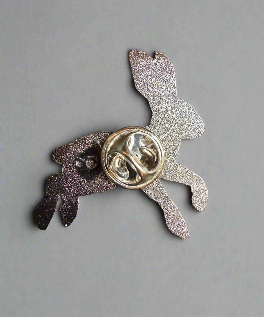 Hare Pin Badge