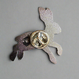 Hare Pin Badge