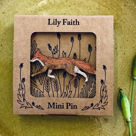 Fox Mini Pin Badge
