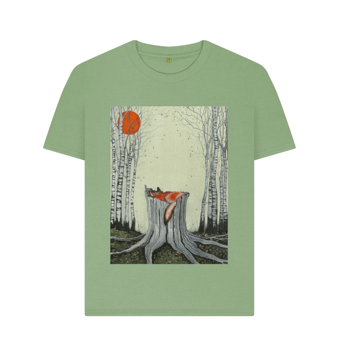 Sage Sleeping Fox Eco Top