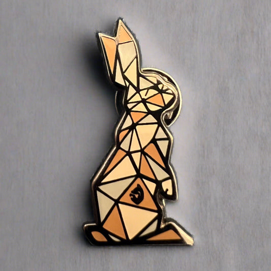 Hare Pin Badge