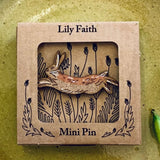 Hare Mini Pin Badge