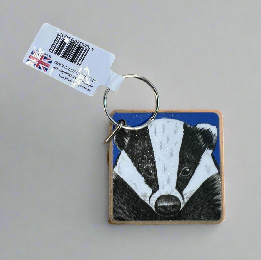 Badger Keyring