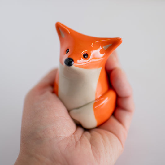 Ceramic Fox sculpture