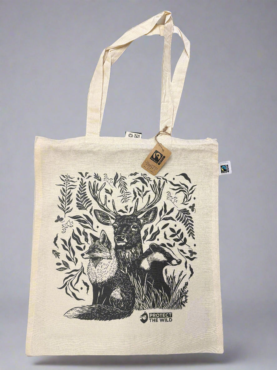 Wildlife trio Tote Bag