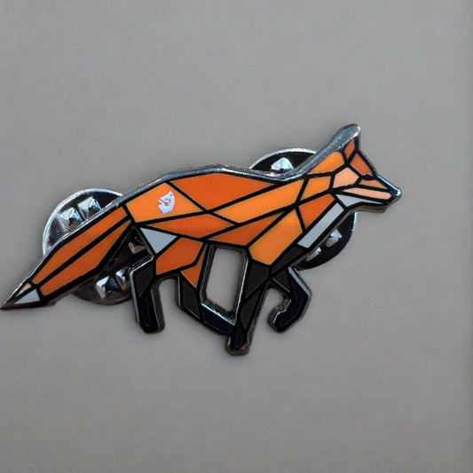 Walking Fox Pin Badge