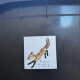 Protect the Wild Wheelie Bin Sticker