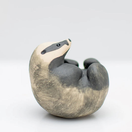 Ceramic Badger Belly Rub