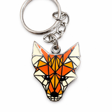 Fox face keyring