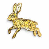 Hare Pin Badge