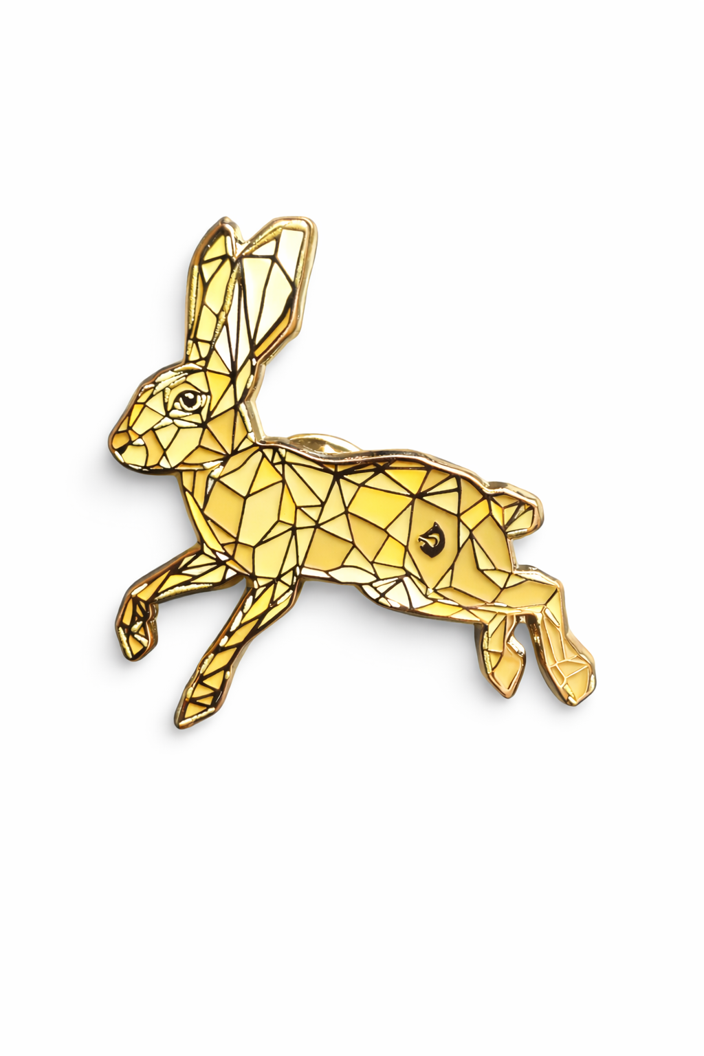 Hare Pin Badge