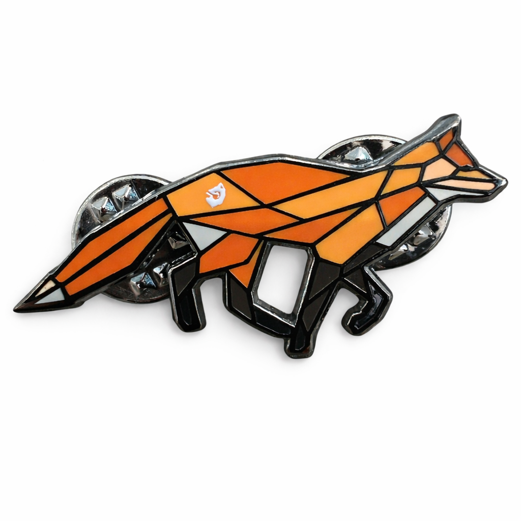 Walking Fox Pin Badge