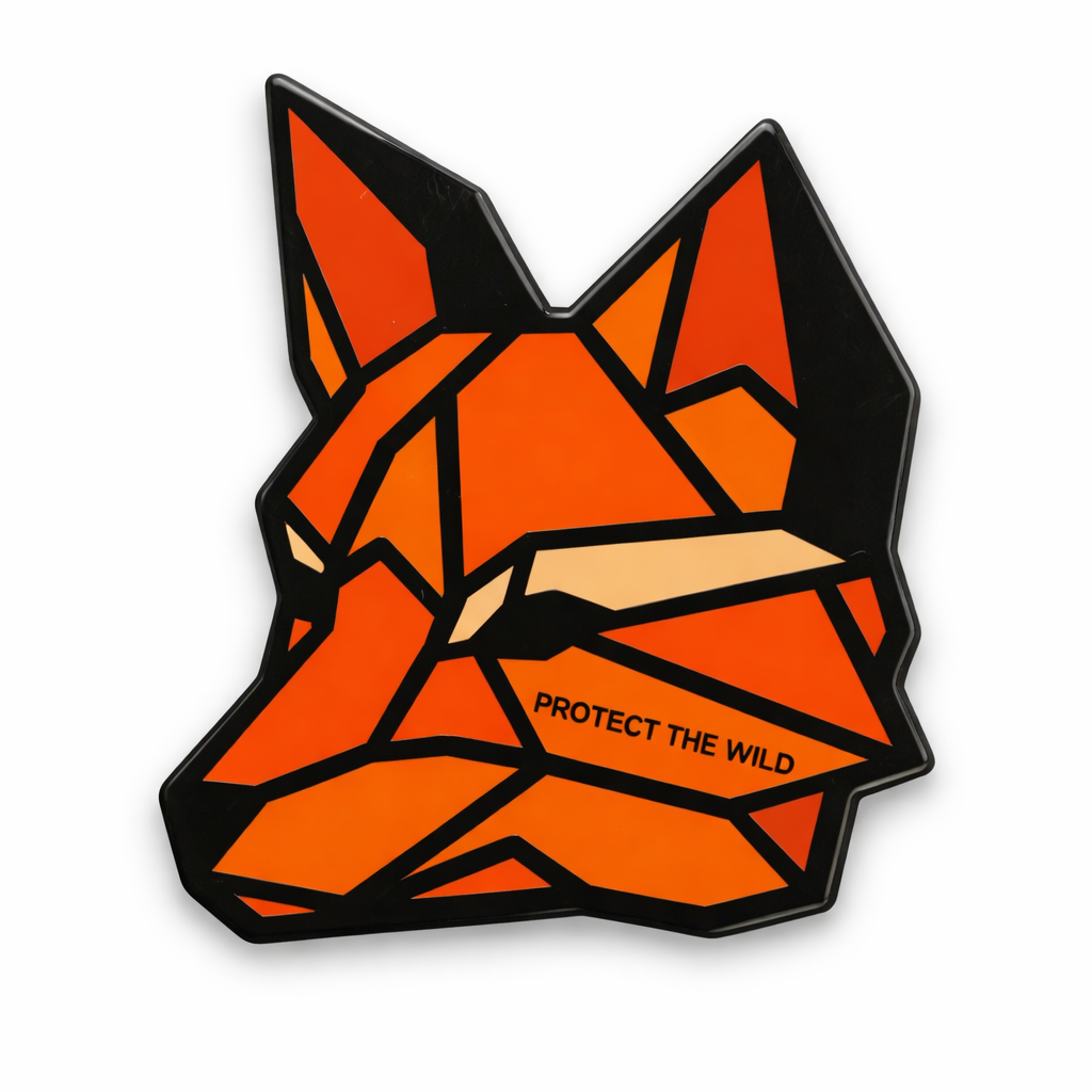Fox Face Pin Badge