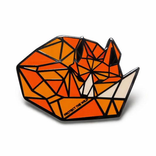 Sleeping Fox Pin Badge