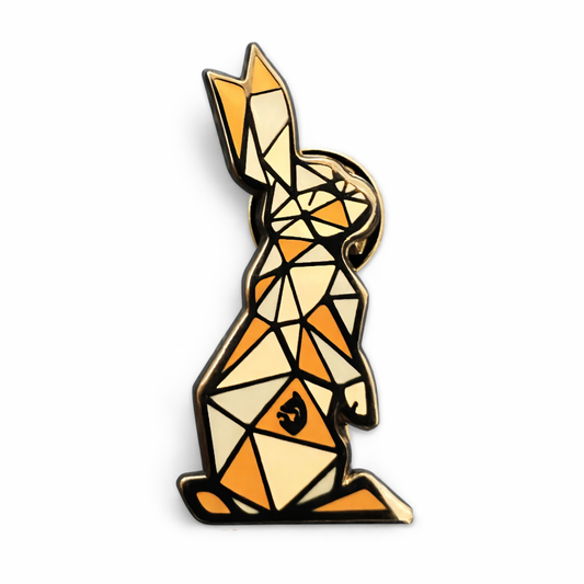 Hare Pin Badge