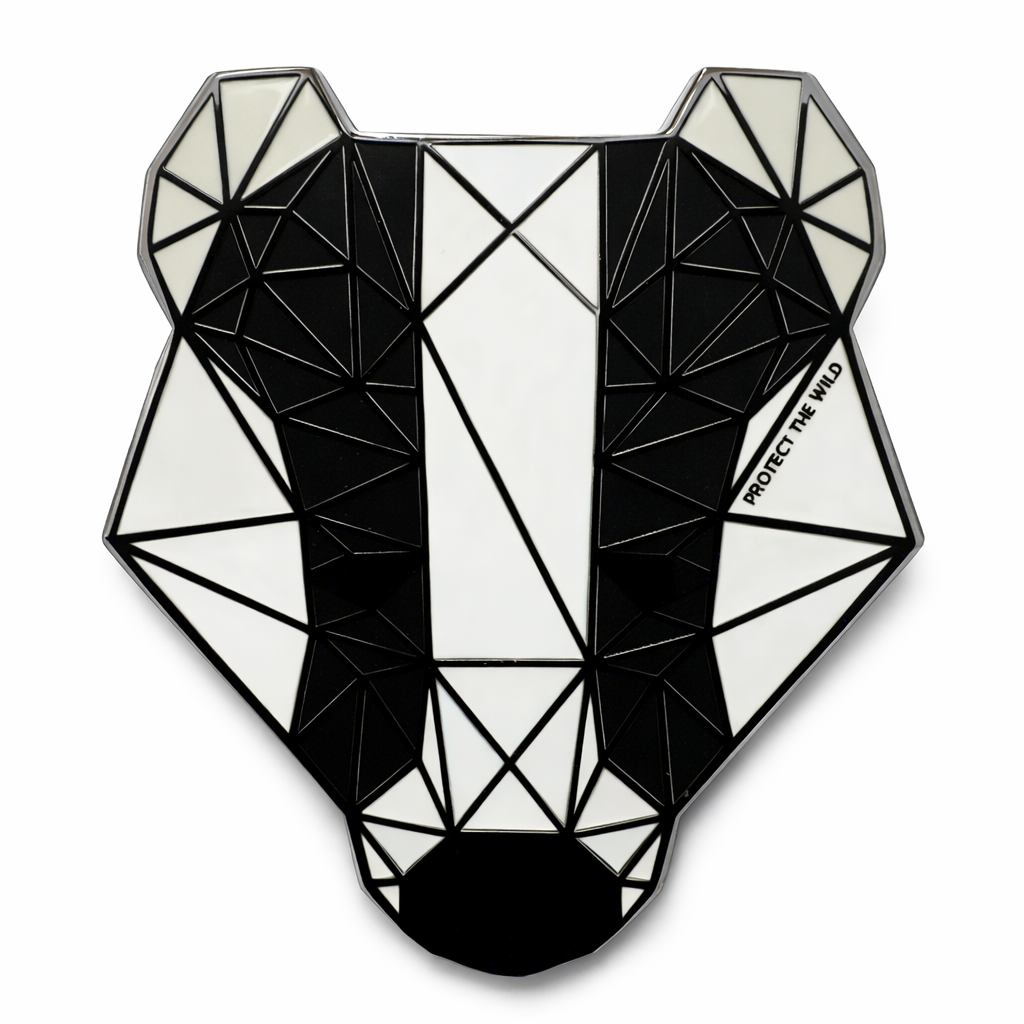 Badger Face Pin Badge