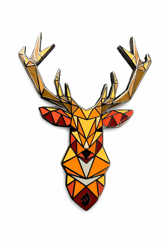 Stag Pin badge