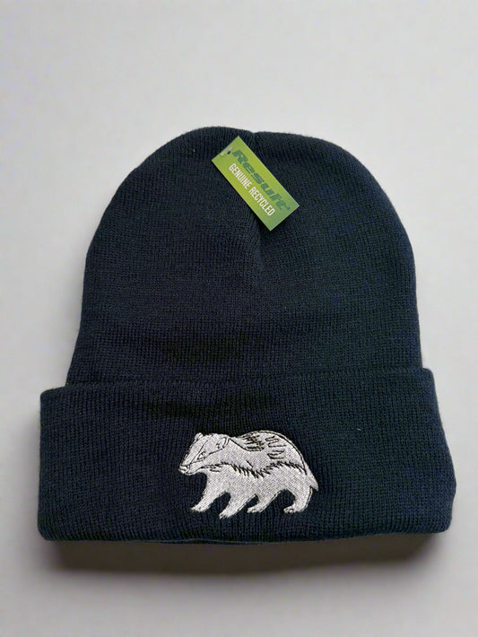 Badger Recycled Beanie (Navy)